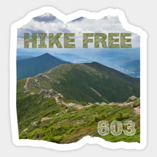 Hike Free 603 - Franconia Ridge Sticker